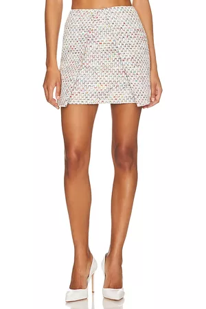 Lovers And Friends Rochelle Mini Skirt in White.