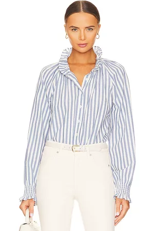 VERONICA BEARD Calisto Shirt in Blue.