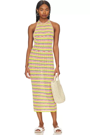 Solid Kelly Dress in Yellow.