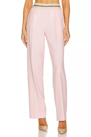 Helmut Lang Pull On Suit Pant in Pink.