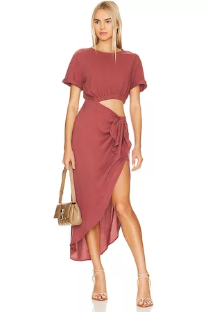 Free People Rae Maxi in Burgundy.