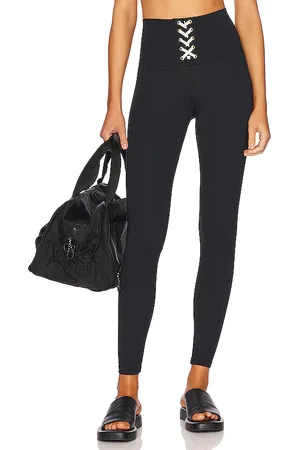 STRUT-THIS The Kennedy Ankle Legging in Black & White. - size L (also in M, S, XL, XS)