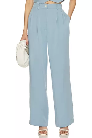 Donni. Women Pants - Pleated Pant in Slate.