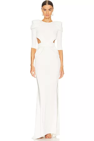 Zhivago Women Evening Dresses - La Reine Noire Gown in White.