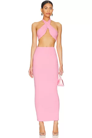 superdown Women Maxi Dresses - Kainda Skirt Set in Pink.