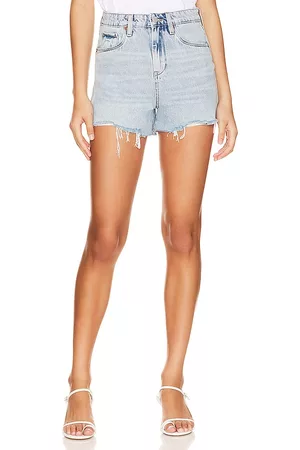 BLANK NYC Women Shorts - Reeve Hgh Rise Short in Blue.