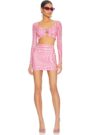 superdown Women Bodycon Dresses - Gianna Skirt Set in Pink.