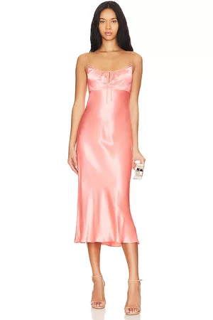 Rails Women Casual Dresses - Laramie Slip Dress in Coral.