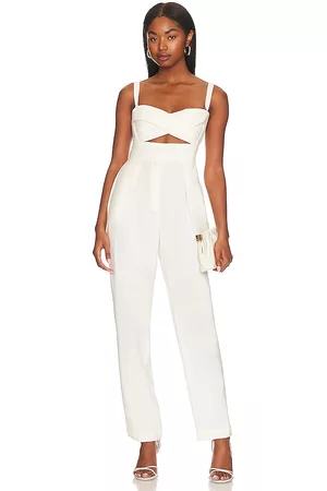 Sabina Musayev Women Jumpsuits - Rosa Jumpsuit in Ivory.