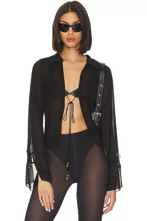 L'Academie Women Tops - Lise Top in Black.