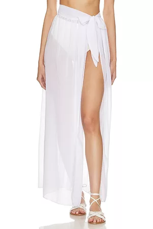 superdown Women Maxi Skirts - X Jetset Christina Catalina Sheer Maxi Skirt in White.