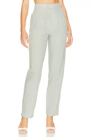 L'Academie Women Formal Pants - The Alaina Pant in Sage.