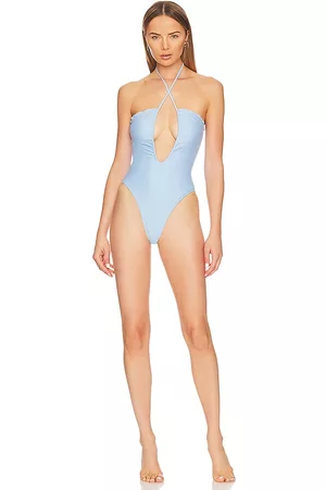 Tularosa Women Swimsuits - Cali One Piece in Baby Blue.