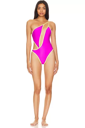 Lovers And Friends Women Swimsuits - Lose Control One Piece in Fuchsia.