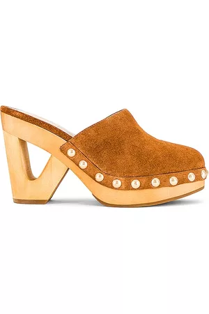 House of Harlow Women Clogs - X REVOLVE Cut Out Clog in Tan.