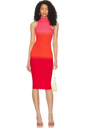 Camila Coelho Women Bodycon Dresses - Cressida Dress in Red.