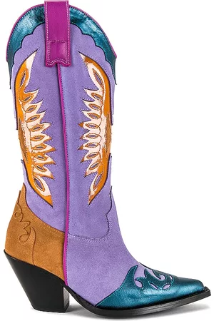 Toral Women Heeled Boots - Far Boot in Purple.