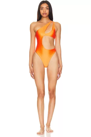 Camila Coelho Women Swimsuits - Kitana One Piece in Orange.