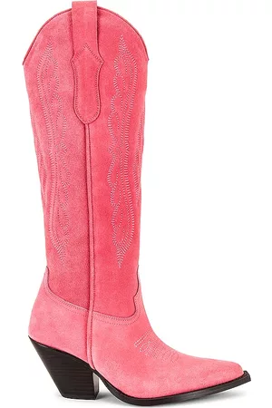 Toral Women Heeled Boots - Fiona Boot in Pink.