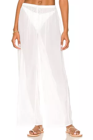 L*Space Women Wide Leg Pants - Catalina Pant in White.