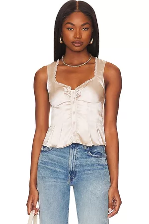 MORE TO COME Women Bras - Mina Bustier Top in Taupe.
