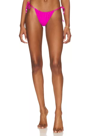 VDM Women Bikini Bottoms - X REVOLVE Marley Reversible Bikini Bottom in Fuchsia.