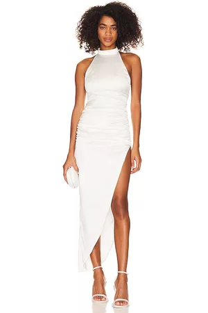 MORE TO COME Women Graduation Dresses - Baylin Maxi Dress in White.