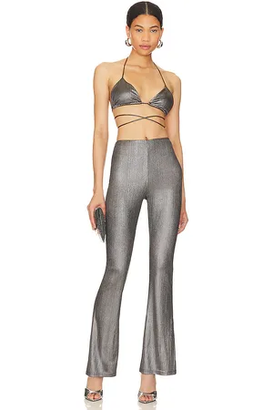 superdown Tamera Bra Pant Set in Metallic . - size M (also in S)