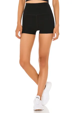 Beyond Yoga High Waist 3 Inch Short in Black. - size L (also in M, S, XL, XS)