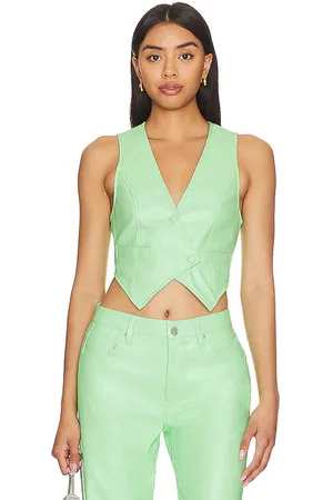 AFRM Lilet Vest Top in Green. - size 1X (also in XXL)