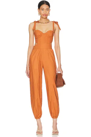 Tularosa Kylo Jumpsuit in Orange. - size XS (also in XXS)