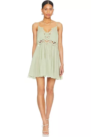 Free People Daisy Mini Strapless Slip Dress in Ballet with Black Velve –  Shol's boutique
