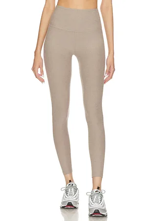 Beyond Yoga Spacedye Caught in The Midi High Waisted Legging in Tan. - size L (also in M, S, XL, XS)