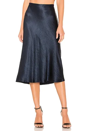 Vince Slip Skirt in Navy. - size L (also in M, S, XL, XS)