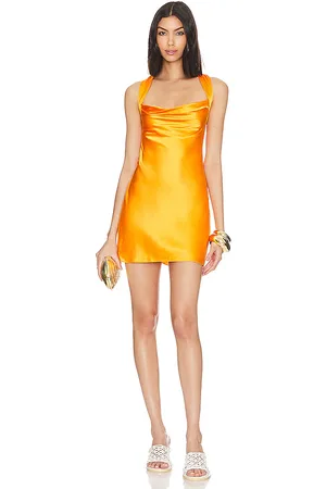 Camila Coelho Lorelei Mini Dress in Tangerine. - size S (also in XL)