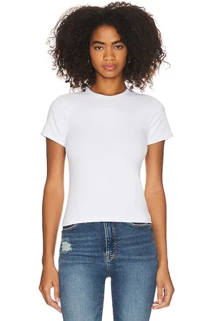 GOOD AMERICAN Baby T-shirt in White. - size 2X (also in 3X, 4X, 5X)
