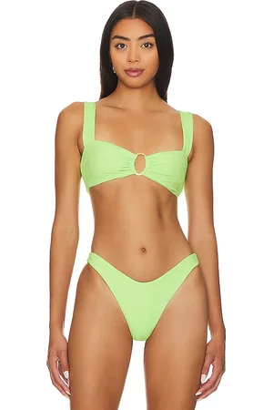L*Space Willow Bikini Top in Green. - size L (also in XL)