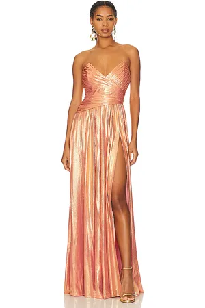 Retrofete Waldorf Dress in Peach. - size M (also in S, XS)