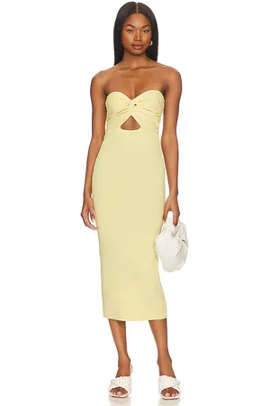 SNDYS Maia Dress in Lemon. - size L (also in M, XL)