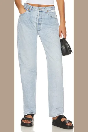 aligrace Brigette Baggy Customs in Denim- . - size 24 (also in 29, 30, 34)
