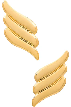 Heaven Mayhem Wing Earrings in Metallic .