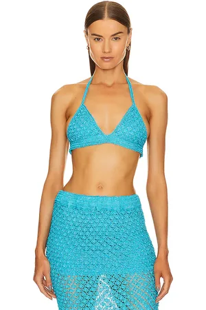 SER.O.YA Nola Crochet Bra in Teal. - size M/L (also in XS/S)