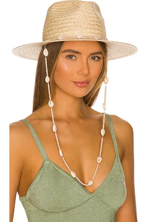 Lack of Color Seashells Fedora Hat in Neutral. - size L (also in M, S)