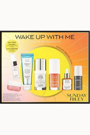 Sunday Riley Wake Up With Me Complete Brightening Morning Routine Set in Beauty: NA.
