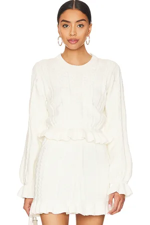 Show Me Your Mumu Ridley Ruffle Sweater in . - size L (also in M, S, XL)