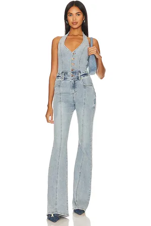 Retrofete Cynthia Jumpsuit in Denim-Light. - size L (also in XL)