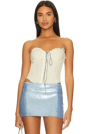 DANIELLE GUIZIO Pintuck Corset in . - size M (also in S, XL, XS)