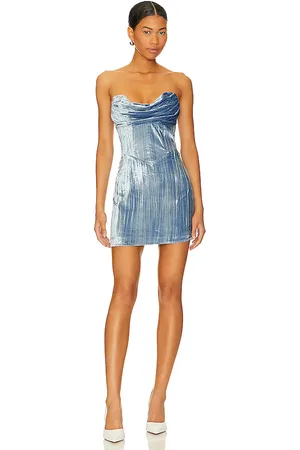 House of Harlow X REVOLVE Balley Mini Dress in Blue. - size L (also in M, S, XL, XS)