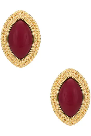Heaven Mayhem Wine Earrings in Burgundy.