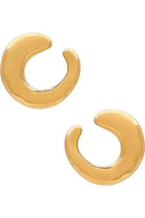 Missoma Crystal-embellished Initial-Charm Hoop Earring - Gold